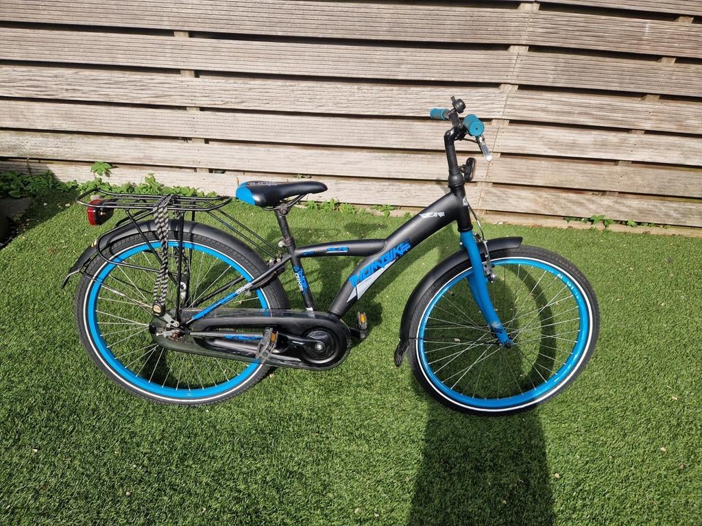 Volare Thombike 24 inch kinderfiets - Zwart/Blauw, Ophalen of Verzenden