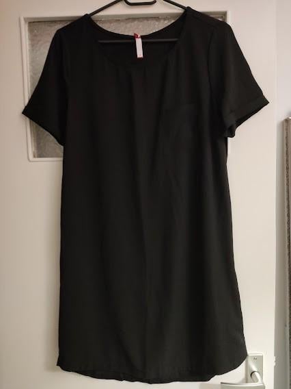 Miss & studio zwarte dames tuniek met korte mouwen, Maat 38/40 (M), Zwart, Ophalen of Verzenden, Zo goed als nieuw