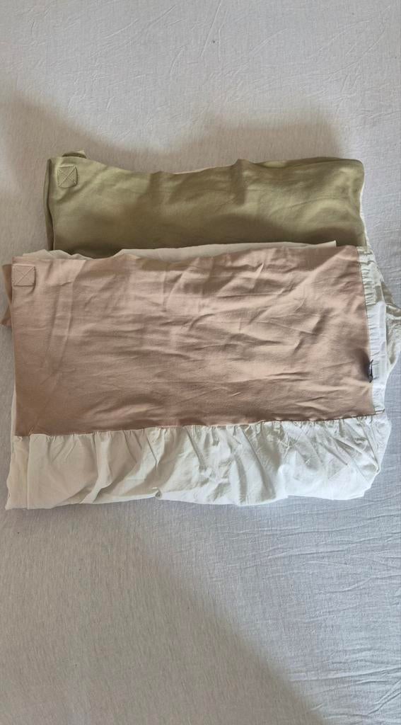 Fedde en Kees ledikant lakentjes (2 stuks), Ophalen of Verzenden, Zo goed als nieuw, Ledikant