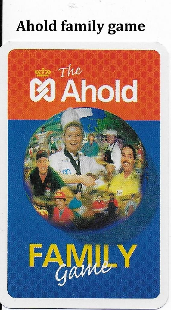 The ahold family game -- kaart / kwartet spel  (albert heijn, Verzamelen, Speelkaarten, Jokers en Kwartetten, Ophalen of Verzenden
