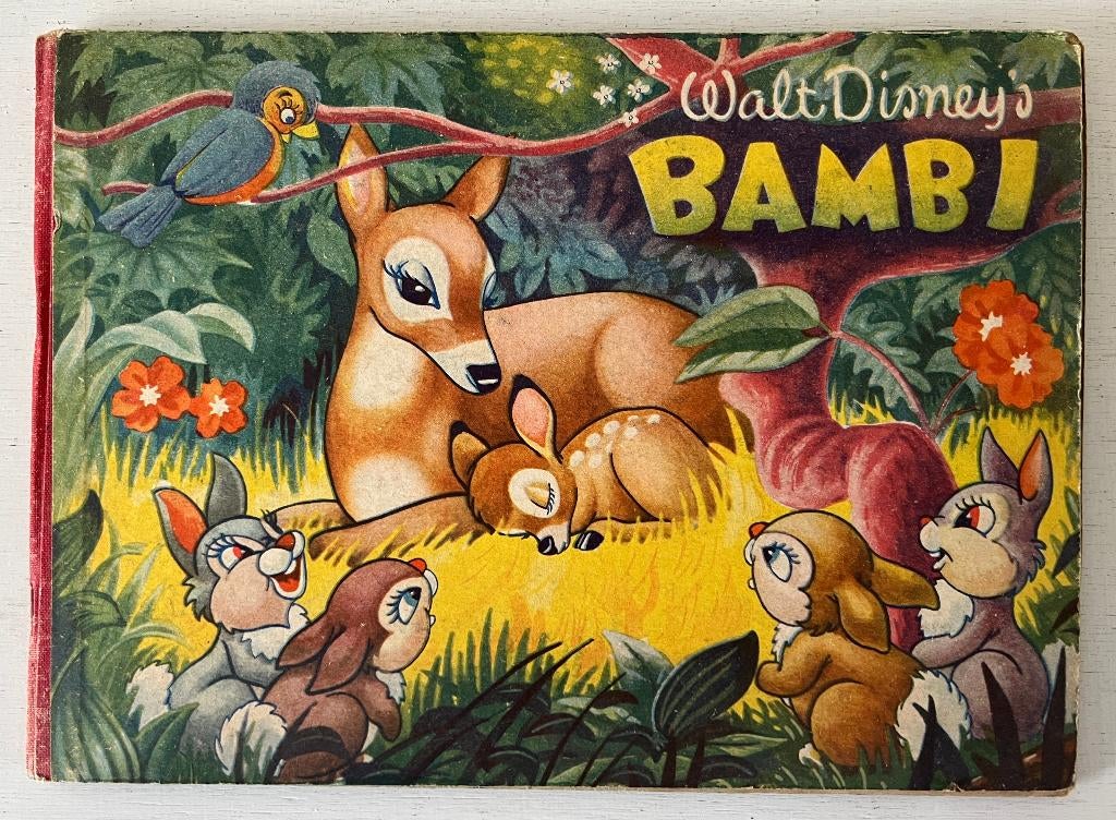 Walt Disney - Bambi, uitgave "Margriet" 1952, Ophalen of Verzenden, Bambi of Dumbo, Gebruikt, Overige typen
