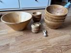 Houten schalen keuken, Huis en Inrichting, Ophalen, Overige materialen, Gebruikt, Schaal of Schalen