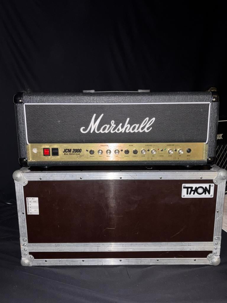 Marshall JCM 2000 DSL50 + Flightcase – Buizenversterker Top, Muziek en Instrumenten, Versterkers | Bas en Gitaar, Ophalen, Gebruikt