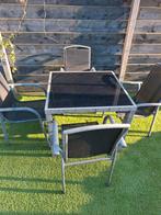 Tuinset met 4 stoelen en tafel, Ophalen