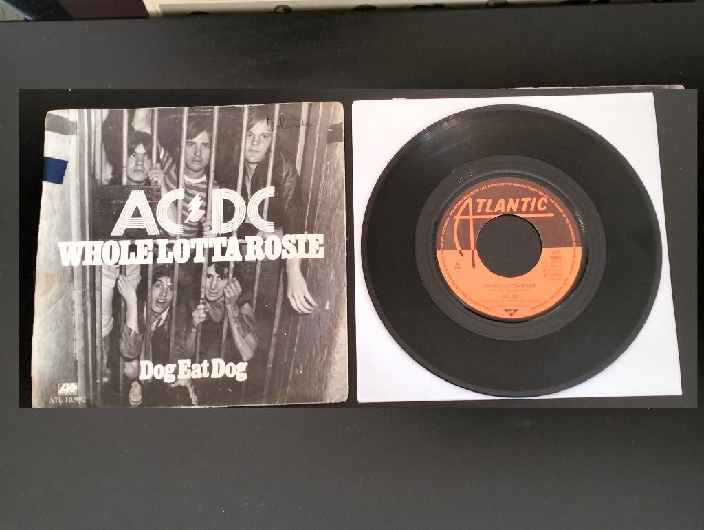 AC/DC Whole lotta Rosie, Cd's en Dvd's, Vinyl Singles, Gebruikt, 7 inch, Single, Ophalen of Verzenden