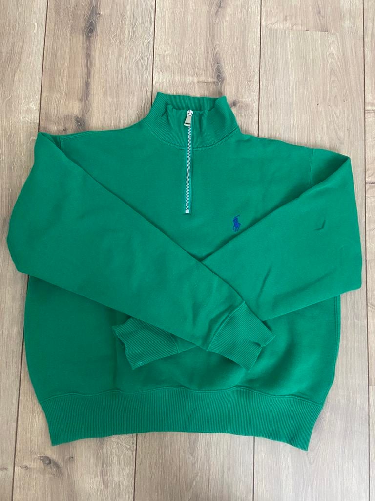 Sweater met rits Polo Ralph Lauren maat S als nieuw, Kleding | Dames, Ophalen of Verzenden, Zo goed als nieuw, Maat 36 (S), Groen