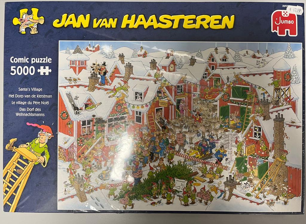Jan van Haasteren Comic puzzle 5000 stukjes NIEUW, Hobby en Vrije tijd, Denksport en Puzzels, Ophalen of Verzenden, Meer dan 1500 stukjes