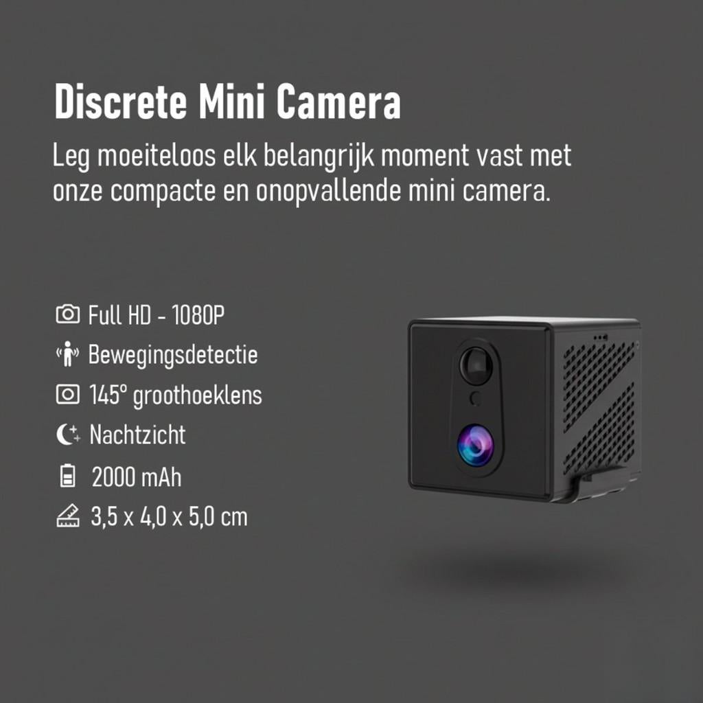Senzo Spy Camera, Audio, Tv en Foto, Theodoor Colenbranderhof 9, 3059LC Rotterdam, Nederland, Nieuw, Ophalen of Verzenden, Current Components