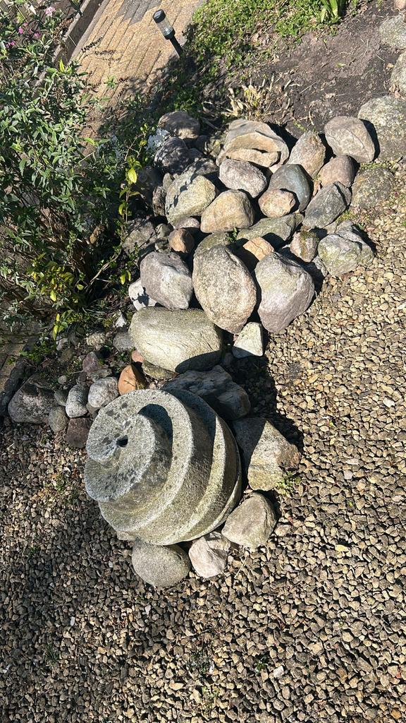 Diverse natuurstenen voor tuin of decoratie, Tuin en Terras, Grind, Keien en Split, Gebruikt, Kei, Grijs, Overige materialen, Ophalen