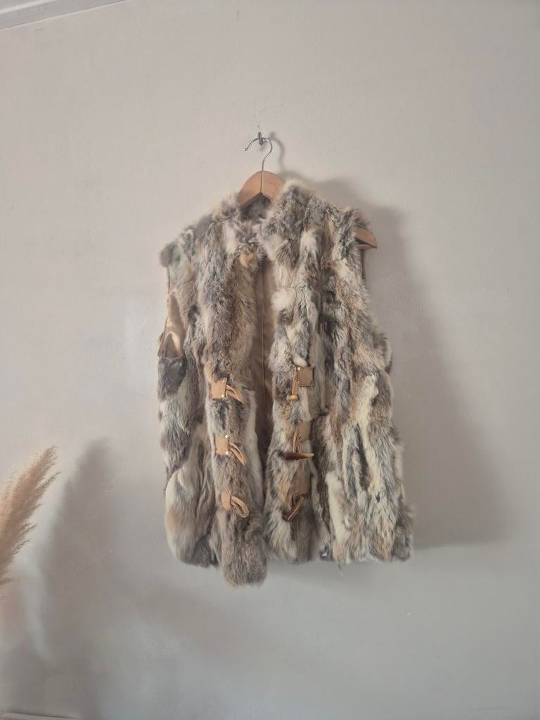 Hesje gilet bont konijn van corty Bennett, Kleding | Heren, Ophalen of Verzenden, Zo goed als nieuw, Overige maten
