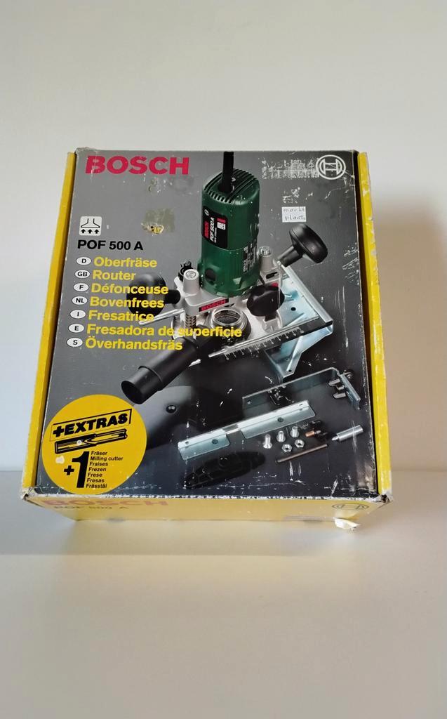 Bosch POF 500 A Bovenfrees, Doe-het-zelf en Verbouw, Gereedschap | Freesmachines, Elektrisch, Bovenfrees, Ophalen of Verzenden