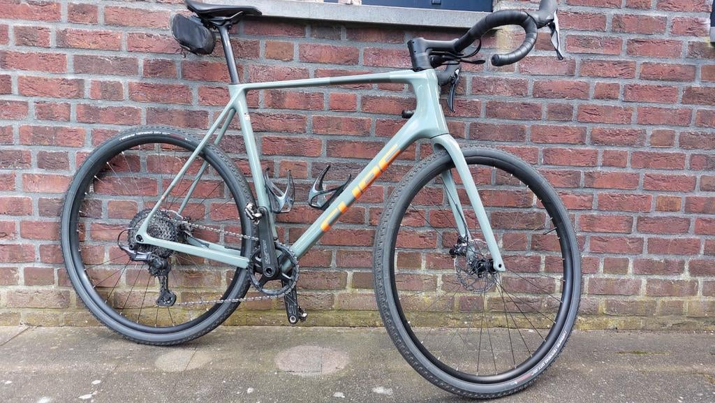Cube Carbon Gravel/Cyclocross GRX-800 afgemonteerd (61cm), Carbon, 10 tot 15 versnellingen, Heren, Zo goed als nieuw
