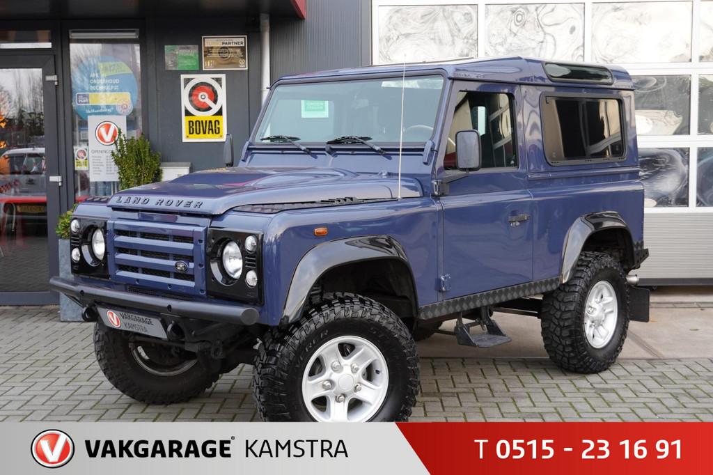 Land Rover Defender 2.4 TD 4x4 KBX/winterpakk/Prachige Uitv, 4 cilinders, Blauw, 122 pk, 10 km/l