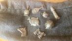 ZILVEREN BEDELTJES - VINTAGE  - 5 STUKS, Ophalen of Verzenden, Zo goed als nieuw, Zilver, Overige merken