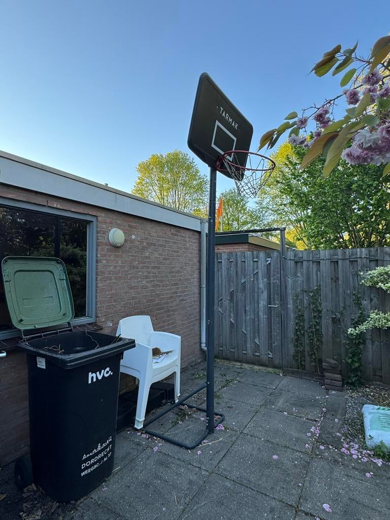 Tarmak basketbalpaal - Verstelbaar - 1 jaar oud, Sport en Fitness, Basketbal, Ophalen, Zo goed als nieuw, Ring, Bord of Paal
