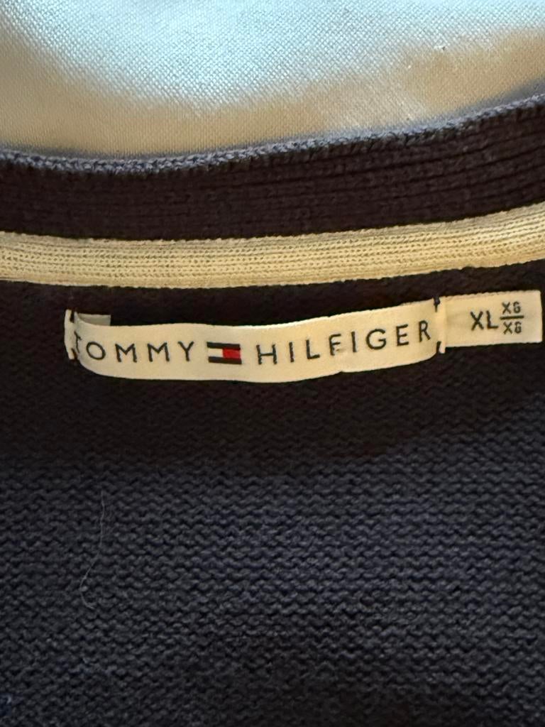 Tommy Hilfiger vest donkerblauw, maat Xl, Ophalen of Verzenden, Zo goed als nieuw, Maat 34 (XS) of kleiner, Blauw