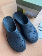 Gucci Black Perforated GG Rubber Slip On Sandals maat 45, Kleding | Heren, Schoenen, Sandalen, Zwart, Nieuw, Ophalen of Verzenden