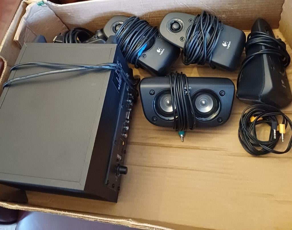 Te koop computer boxen voor 35 euro, Computers en Software, Pc speakers, Ophalen
