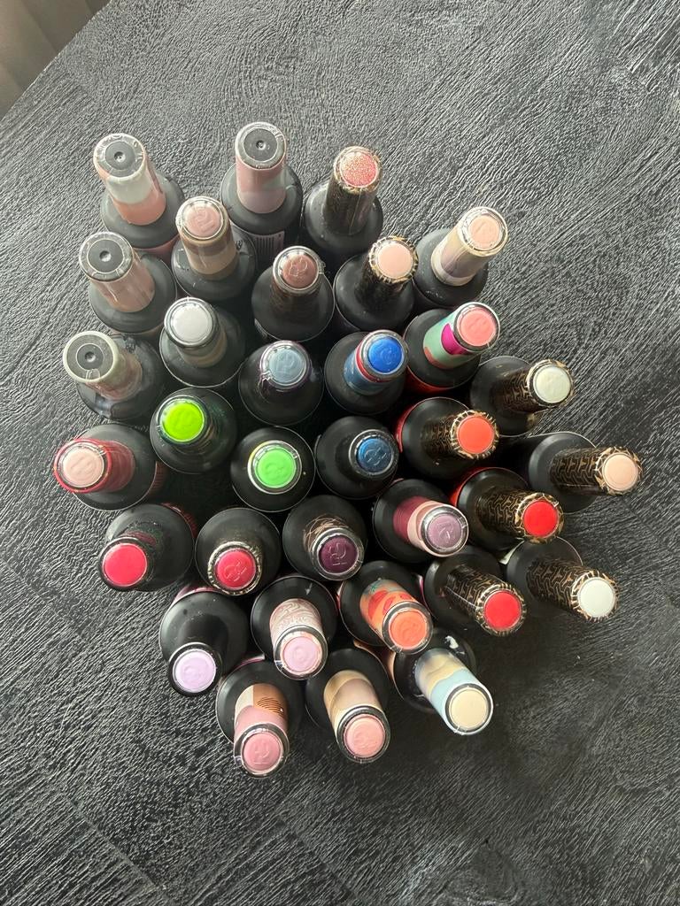 Gellak en rubber base pakket (33 stuks) - Pink Gellac, Ophalen of Verzenden, Gebruikt, Overige typen