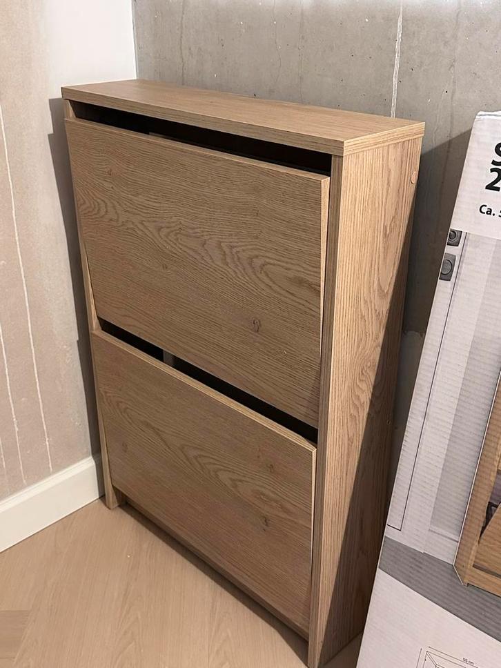 2x Schoenenkast met 2 vakken - Nieuw en zo goed als nieuw, Huis en Inrichting, Kasten | Schoenenkasten, Zo goed als nieuw, Ophalen