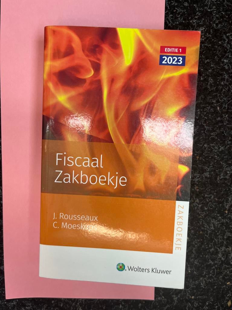 Fiscaal Zakboekje 2023 - Editie 1, Ophalen of Verzenden, Gamma, Zo goed als nieuw, HBO
