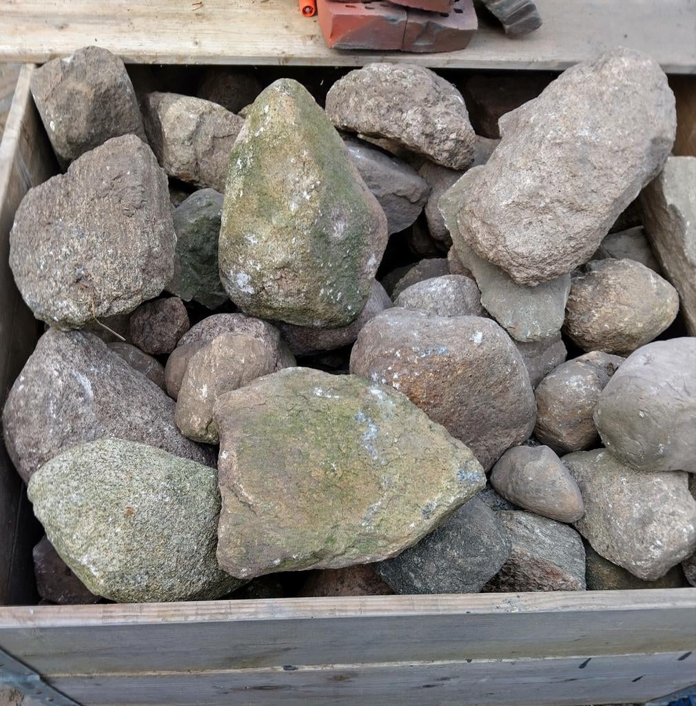 Partijtje veldkeien, Ophalen