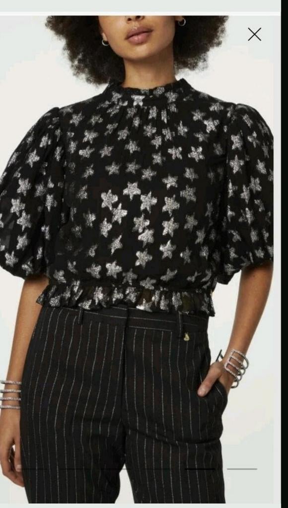 Fabienne Chapot Dolli top/ blouse maat 42 *nieuw *, Zwart, Maat 42/44 (L), Nieuw, Ophalen of Verzenden