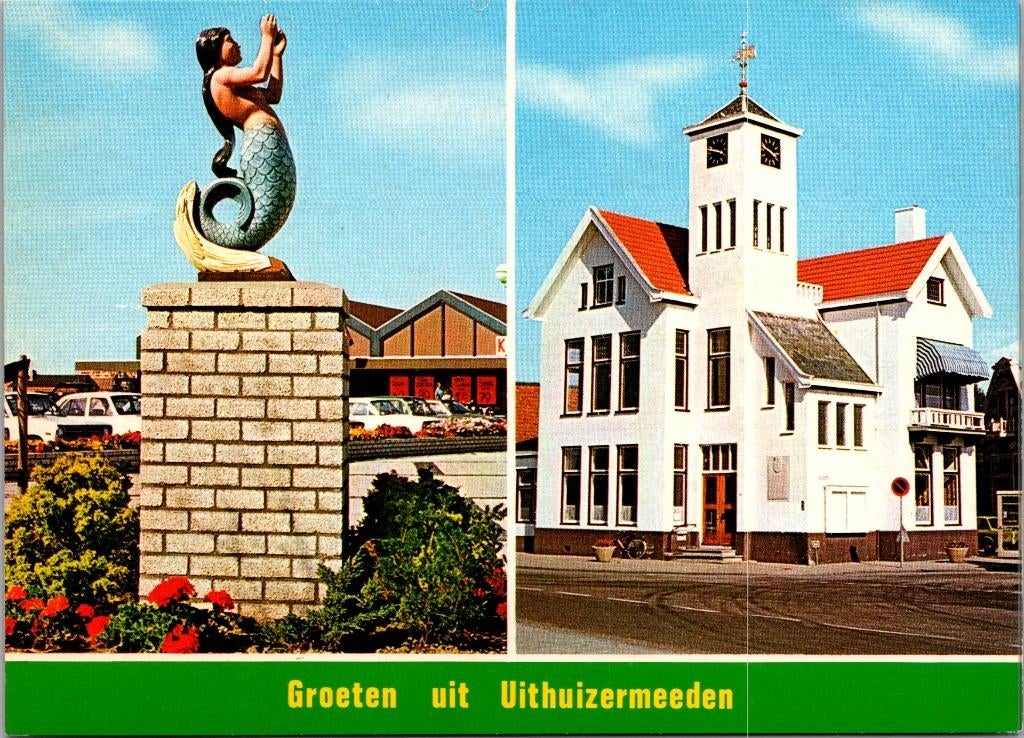 Groeten uit Uithuizermeeden, Verzamelen, Ansichtkaarten | Nederland, Verzenden, 1960 tot 1980, Gelopen, Groningen