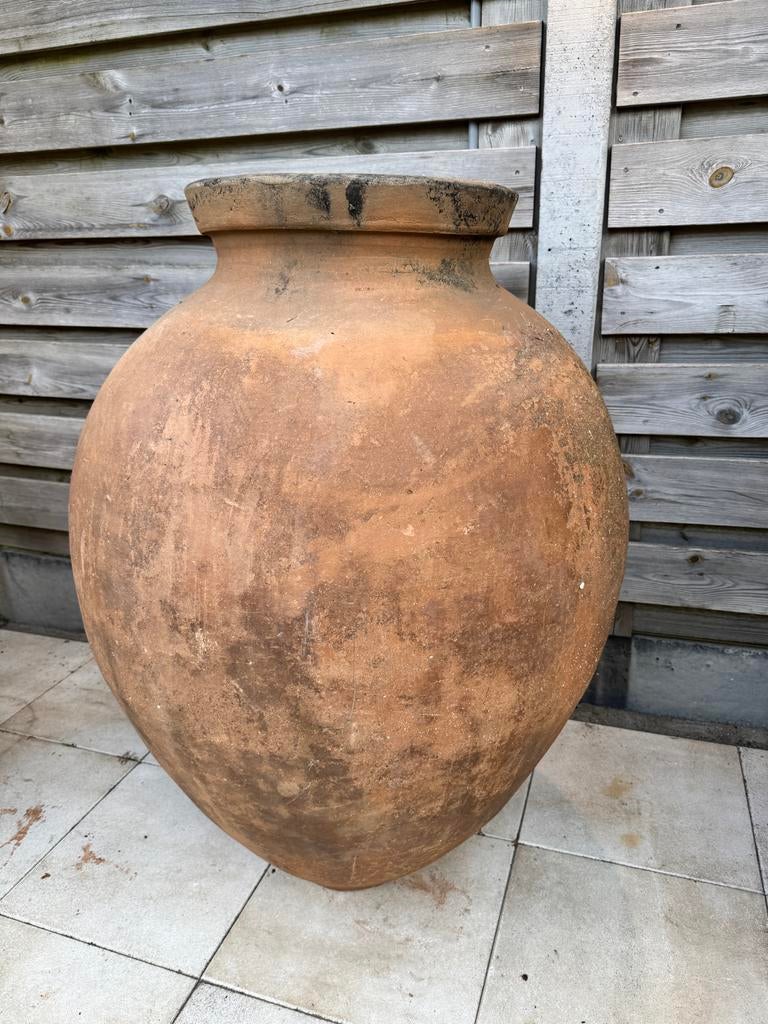 Grote Terracotta Tuinvaas Bloempot - 110cm Hoog, 80cm Ø, Tuin en Terras, Ophalen, Gebruikt
