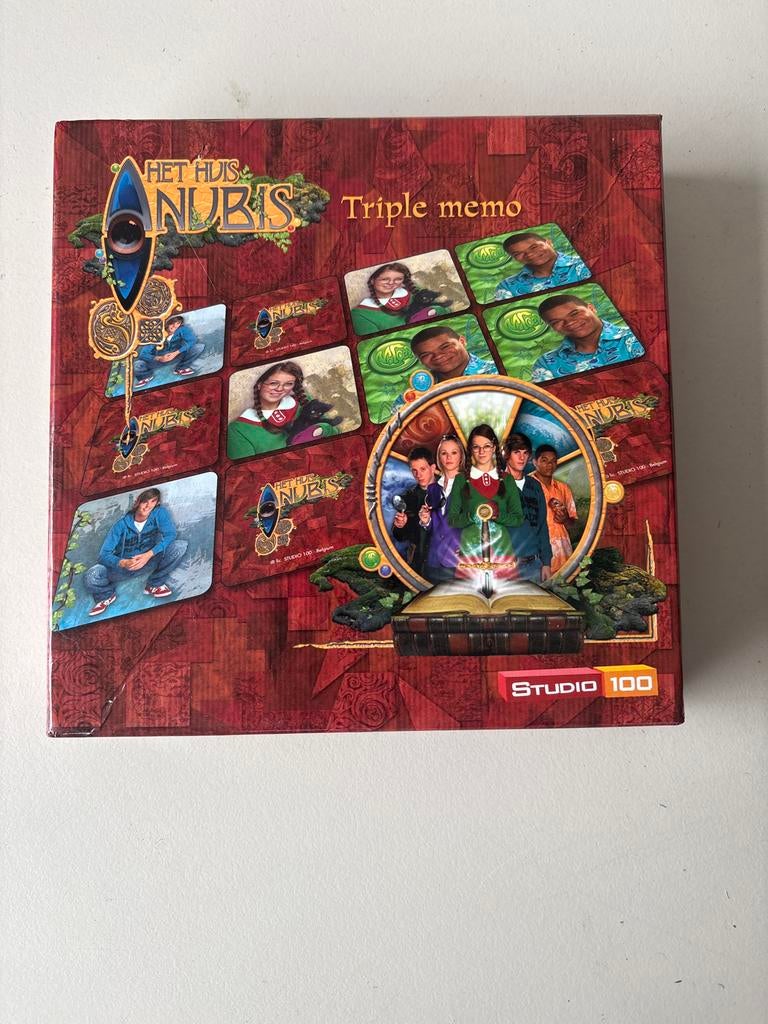 Het Huis Anubis Triple Memo - Studio 100, Ophalen of Verzenden, Gebruikt, Overige typen