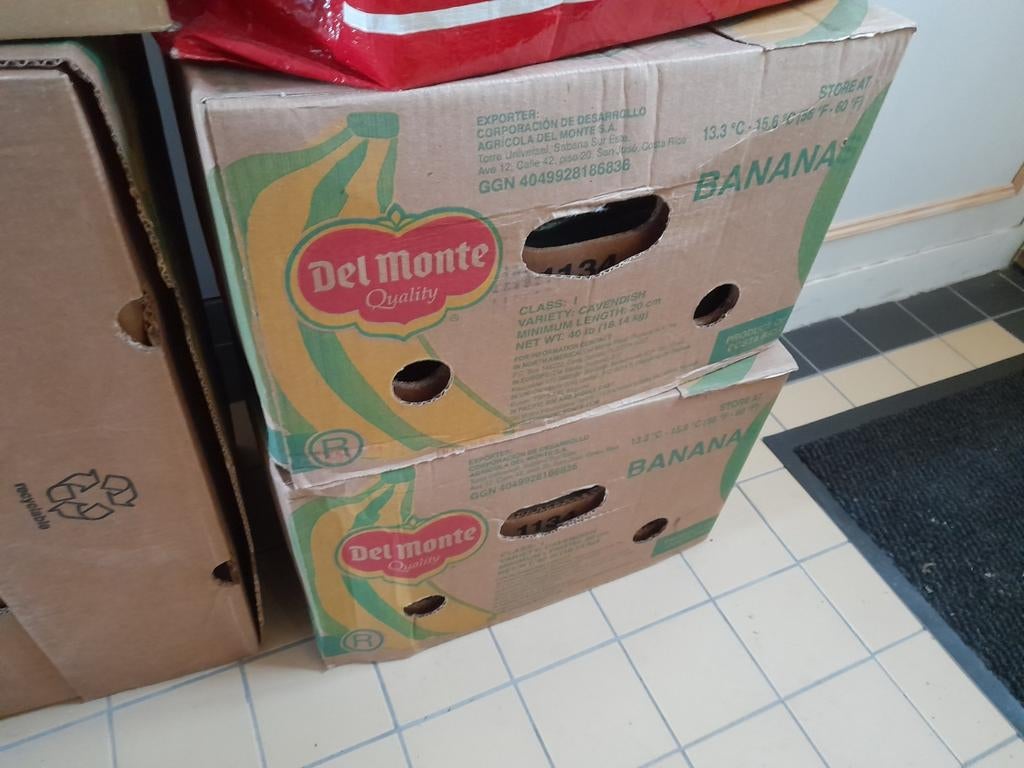 Bananendozen (gratis), Ophalen, Doos, 35 tot 50 cm