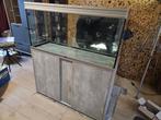 Aqualantis Aquarium 120cm/240l met kast (LEEG!), Ophalen, Gebruikt, Leeg aquarium