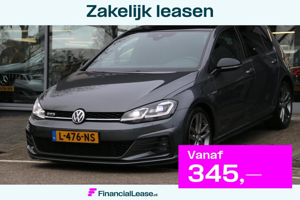 Volkswagen Golf 2.0 TDI GTD FACE LIFT PANO-DAK AUTOMAAT!, Gebruikt, Euro 6, Leder, Bedrijf