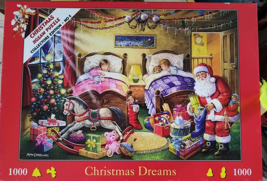 HOP puzzel 1000 stukjes Christmas Dream, Hobby en Vrije tijd, Denksport en Puzzels, Ophalen of Verzenden, 500 t/m 1500 stukjes