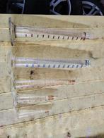 Laboratorium Glaswerk: Maatcilinders in Diverse Maten, Ophalen of Verzenden, Gebruikt