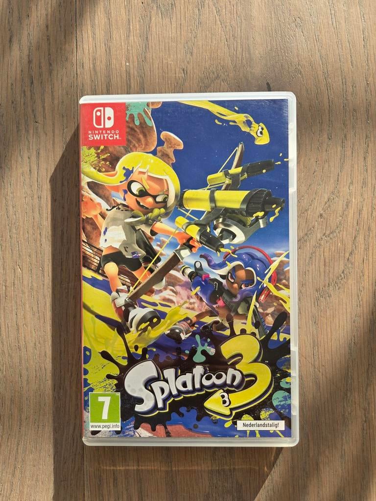 Splatoon 3 - Nintendo Switch, Spelcomputers en Games, Games | Nintendo Switch, Zo goed als nieuw, Shooter, 3 spelers of meer, Vanaf 7 jaar