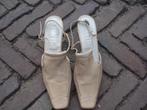 FIRETTI SLINGBACKS BEIGE NIEUW 39 NU GRATIS VERZENDING POST, Pumps, Firetti 39, Verzenden, Beige