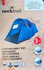 Rocktrail 4-persoons familietent - Nieuwstaat, Ophalen of Verzenden, Zo goed als nieuw, Tot en met 4