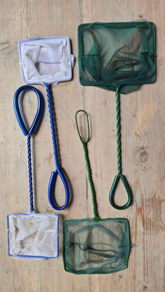 Schepnetjes diverse maten, Dieren en Toebehoren, Ophalen, Plant(en), Steen of Hout