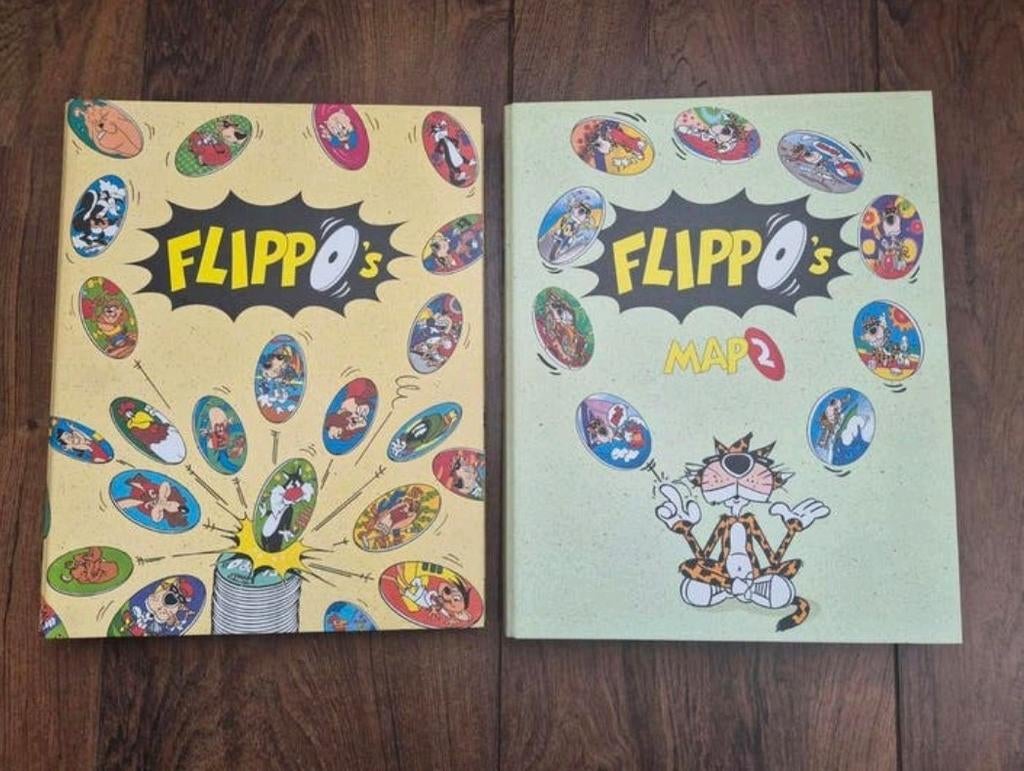 Twee Flippo's mappen compleet en met extra's, Ophalen of Verzenden, Verzameling, Met verzamelmap(pen)