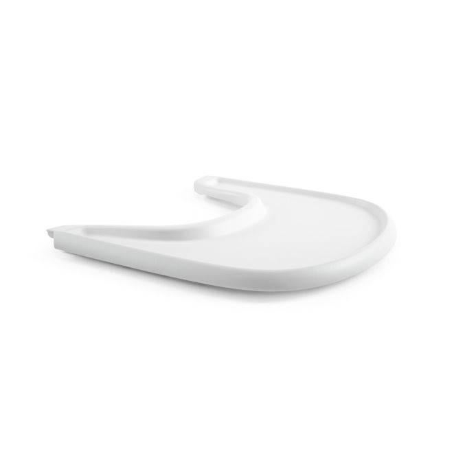 Witte Stoke Tripp Trapp Tray, Kinderen en Baby's, Kinderstoelen, Ophalen, Zo goed als nieuw, Meegroeistoel, Afneembaar eetblad