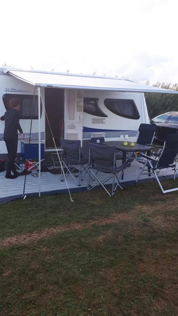 Thule zakluifel 3,50 breed, blauw, Ophalen of Verzenden