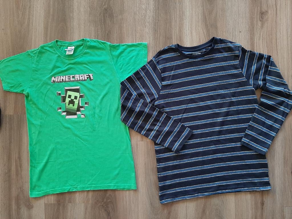 Twee prachtige mooie nieuwe jongens shirtjes (maat 152), Kinderen en Baby's, Kinderkleding | Maat 152, Nieuw, Ophalen of Verzenden