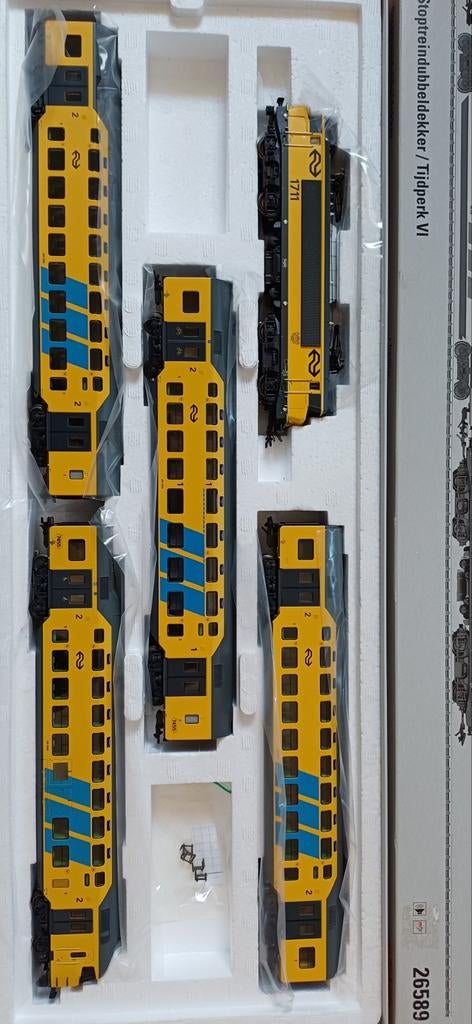 Märklin 26589 Stoptreindubbeldekker DDM, serie 1700 van NS, Wisselstroom, Locomotief, Ophalen of Verzenden, Märklin