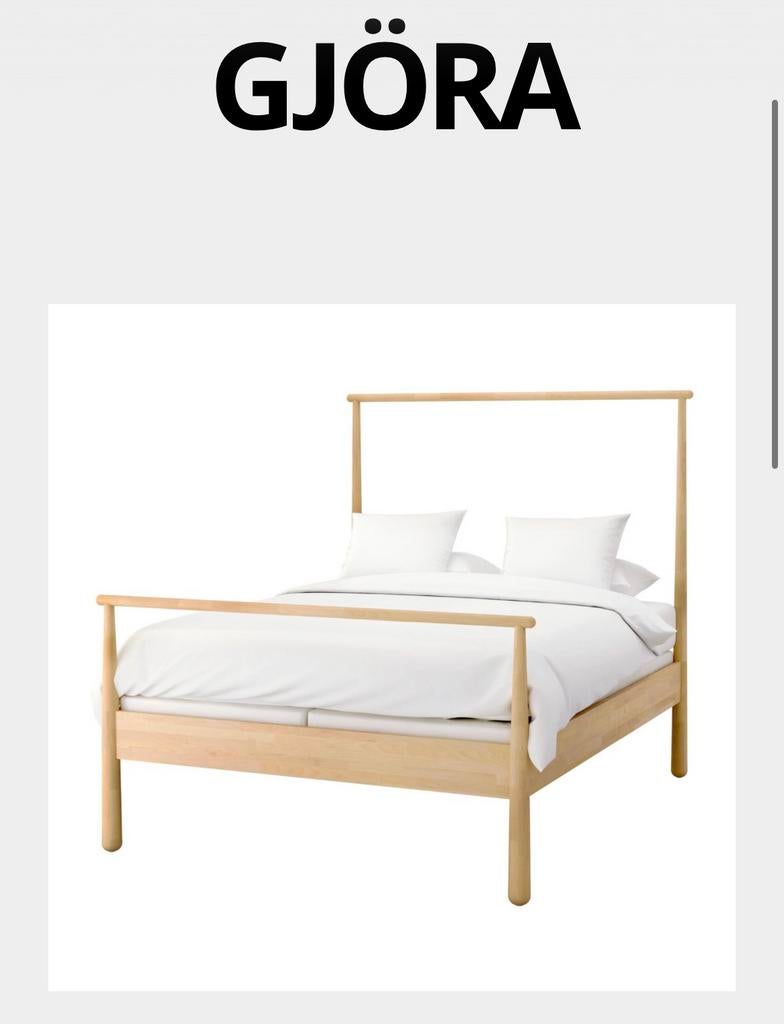 Ikea Gjöra bedframe, Ophalen, Overige kleuren, Tweepersoons, Zo goed als nieuw