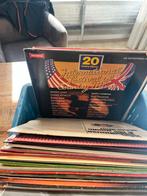 Krat met LP’s, Cd's en Dvd's, Ophalen, Gebruikt, 12 inch