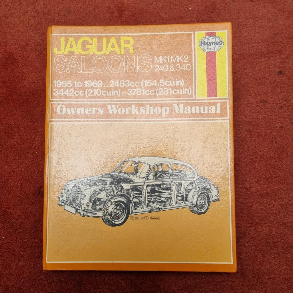Haynes Handleiding Jaguar MK1 MK2 Saloon 240 340, Auto diversen, Handleidingen en Instructieboekjes, Ophalen of Verzenden