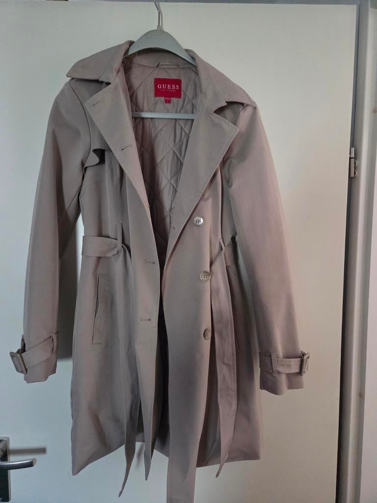 Guess trendcoat, Ophalen of Verzenden, Zo goed als nieuw, Beige
