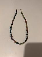 Ketting - Toermalijn kralenketting, Ophalen of Verzenden, Zo goed als nieuw, Rood, Steen of Mineraal