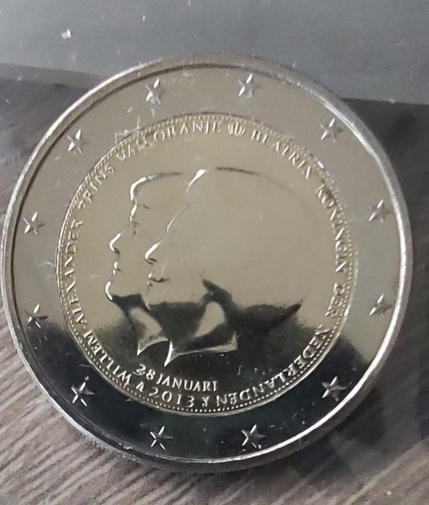 2 Euro Munt Nederland 2013 Dubbelportret teab, Postzegels en Munten, Ophalen of Verzenden, Overige landen, 2 euro, Losse munt